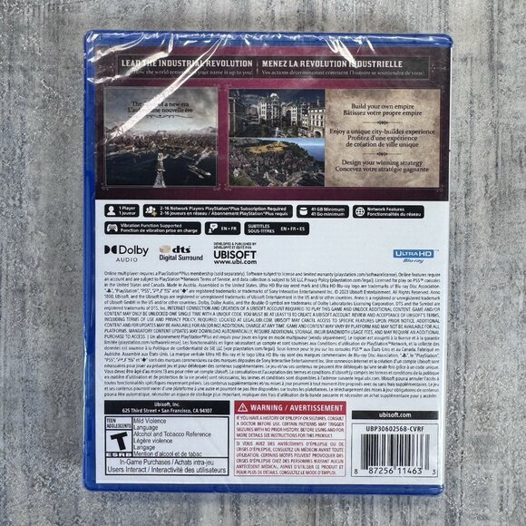 Anno 1800 Console Edition (PS5, Playstation 5) SEALED, NEW! - Picture 2 of 4